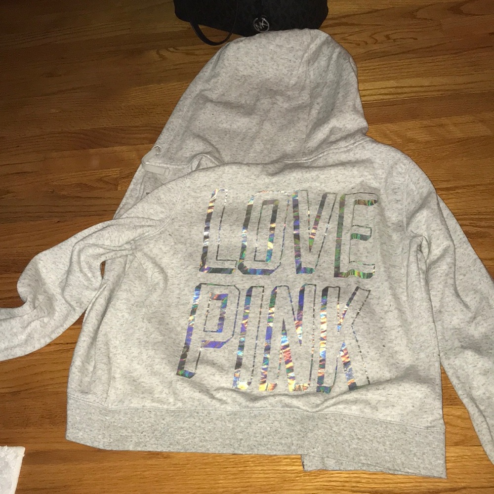 Zip up sweat shirt